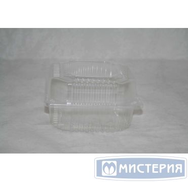 Упаковка для кондит. изделий 1360 мл, 1-секц. 153х153х86[139х139х78] мм, неразъем.крышка, прозр., ОПС, 600 шт/кор 600 шт/упак РОССИЯ ФП-К-15Т