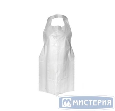 Фартук 700х1110 мм, прозр., ПНД, 100 шт/упак 10 упак/кор РОССИЯ 406-380