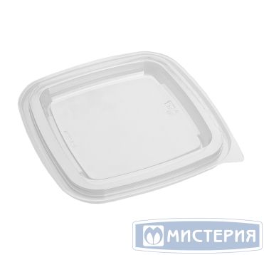 Контейнер 500 мл 1-секц. 160х160х45 мм, без крышки, прозр., ПЭТ, 75 шт/упак "ПолиЭр" 450 шт/кор РОССИЯ СпК-1616-500 прозр.