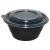 Контейнер-миска 350 мл, круглый, черный